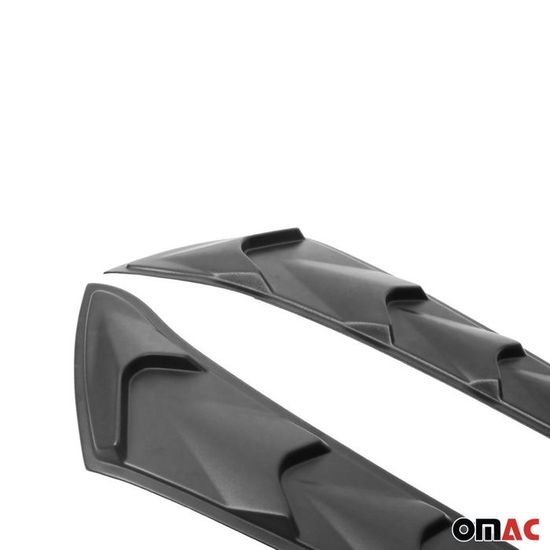 Déflecteurs De Capot Voiture 3 Pièces Pour Dacia Duster 2018-2024 - Protection ABS Noir