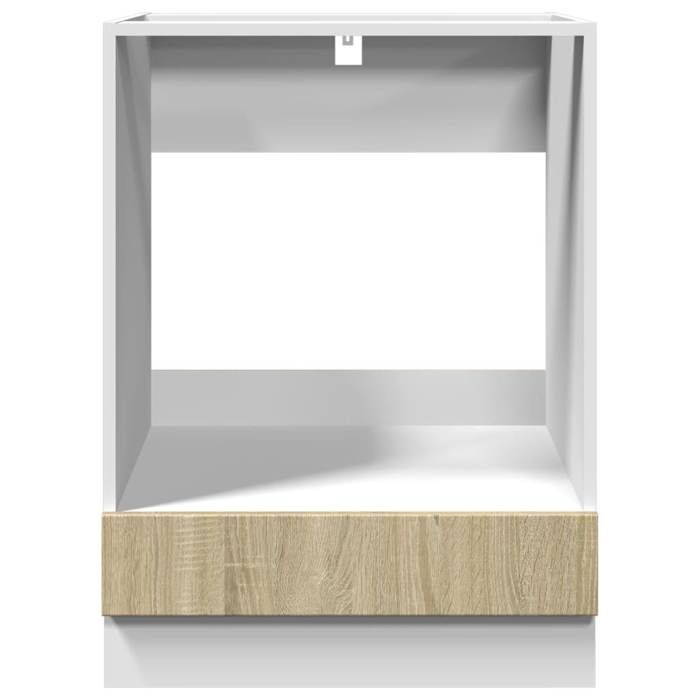 vidaXL Armoire à four Chêne sonoma 60x46x81,5 cm Aggloméré