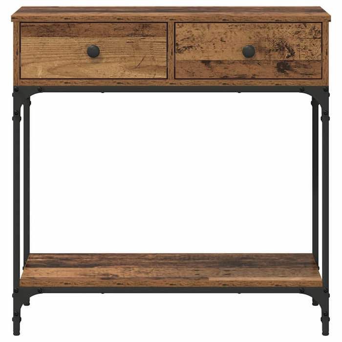 Table console ,Meuble d'Entrée,VIDAXL，Petit Bureau, Bois ancien 75 x 34 ...