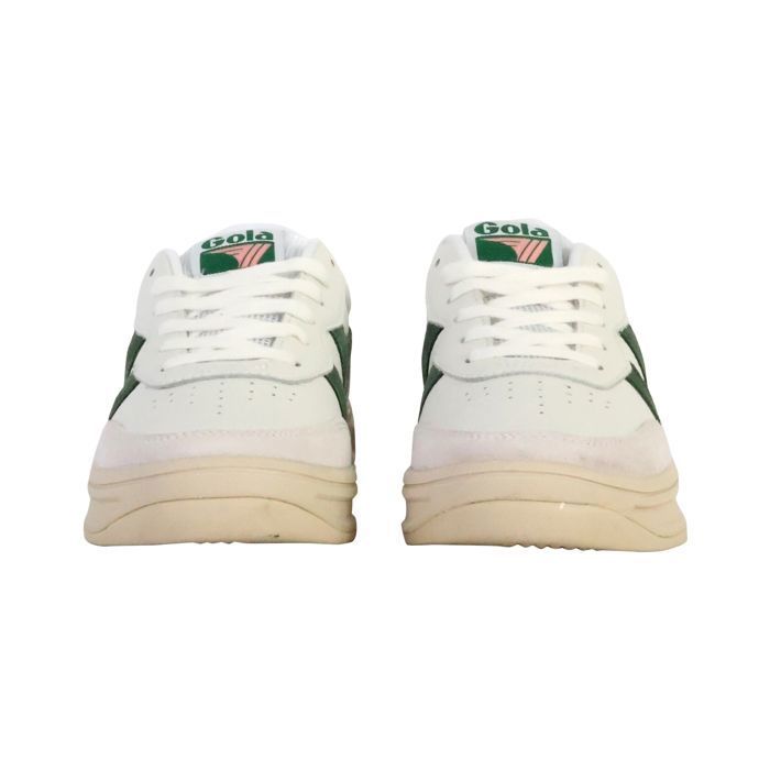 Baskets femme Gola Topspin White/evergreen/pastel pink Cdiscount