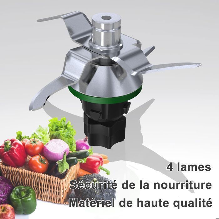 Couteau Lame Acier Inoxydable Pour Vorwerk Thermomix TM5 TM6 - Accessoire Compatible Parfait