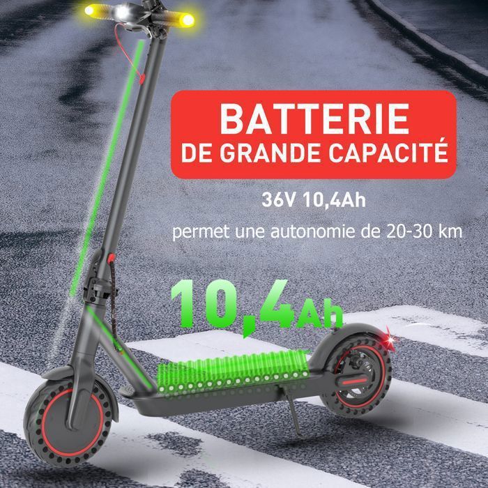 TROTTINETTE ÉLECTRIQUE ADULTE Pliable 25km 350W Longue Autonomie EUR