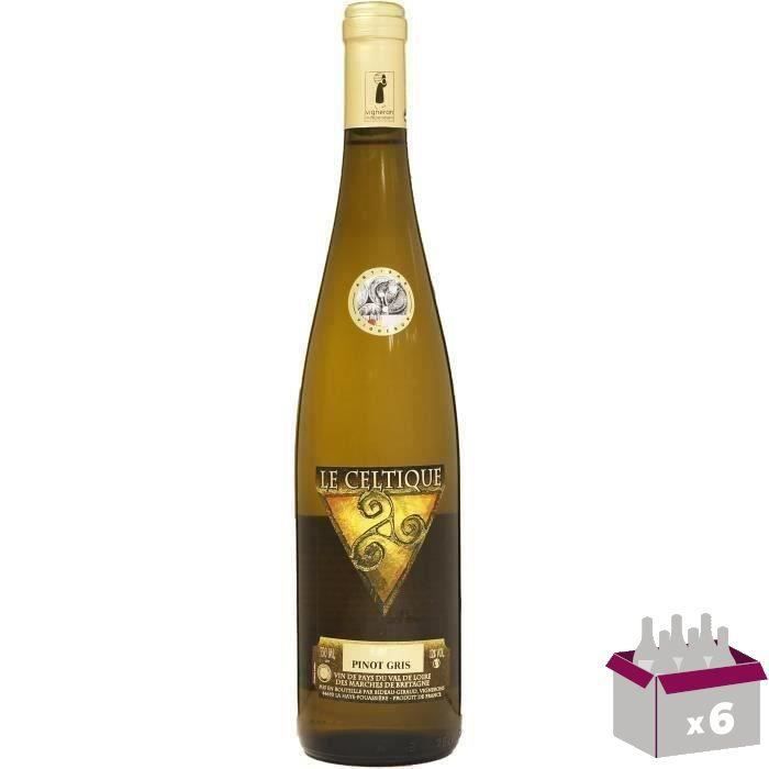 Le Celtique IGP Pinot Gris - Vin blanc du Val de Loire x6