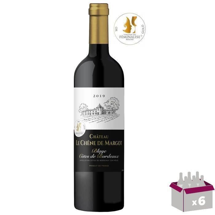Château Chêne Margot 2019 Côtes de Bordeaux - Vin rouge de Bordeaux x6