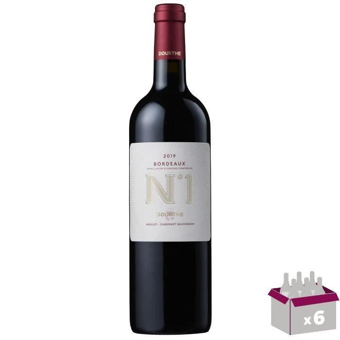 Dourthe N°1 2020 Bordeaux - Vin rouge de Bordeaux x6