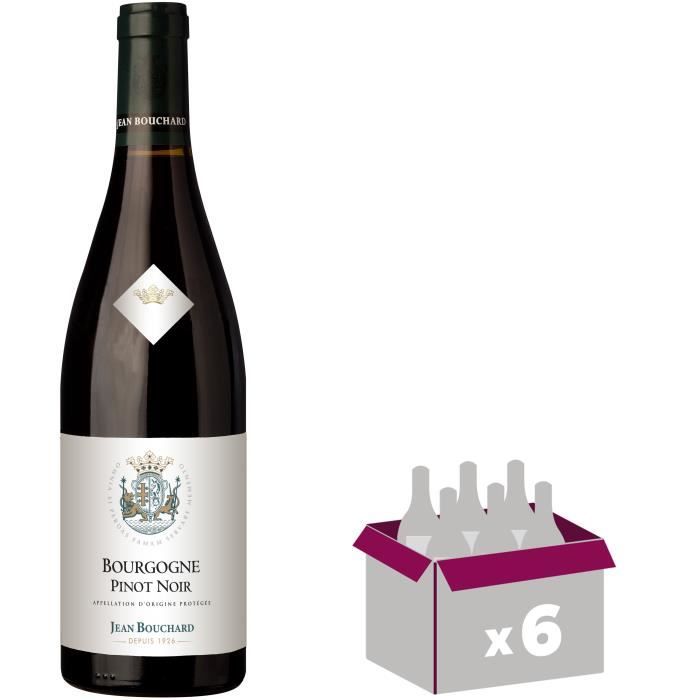 Jean Bouchard 2019 Pinot Noir - Vin rouge de Bourgogne x6