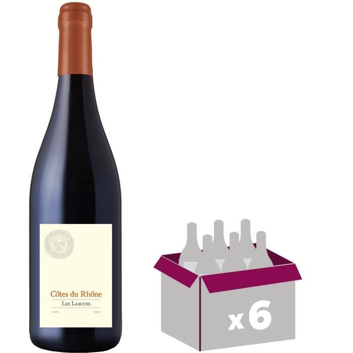 Les Larcins 2019 Côtes du Rhône - Vin rouge de la Vallée du Rhône x6