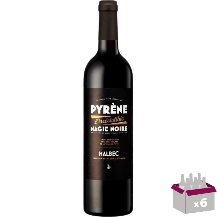Pyrène Magie Noire 2019 Comté Tolosan - Vin rouge de Sud-Ouest x6