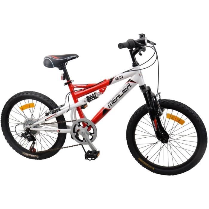 MERCIER Vélo VTT 20- Garçon Free Styler TT Suspendu 6 vitesses