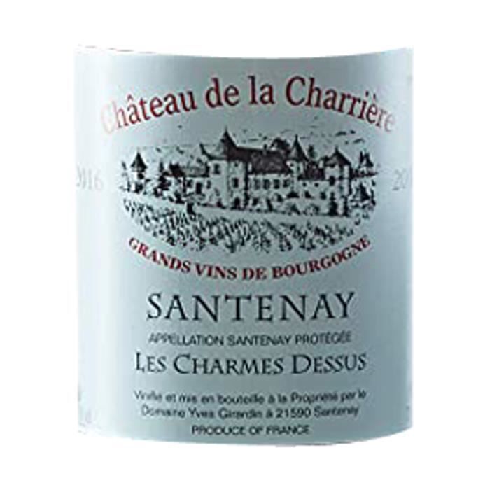 Magnum Château de la Charrière Clos Rousseau 2018 Santenay 1er Cru - Vin rouge de Bourgogne