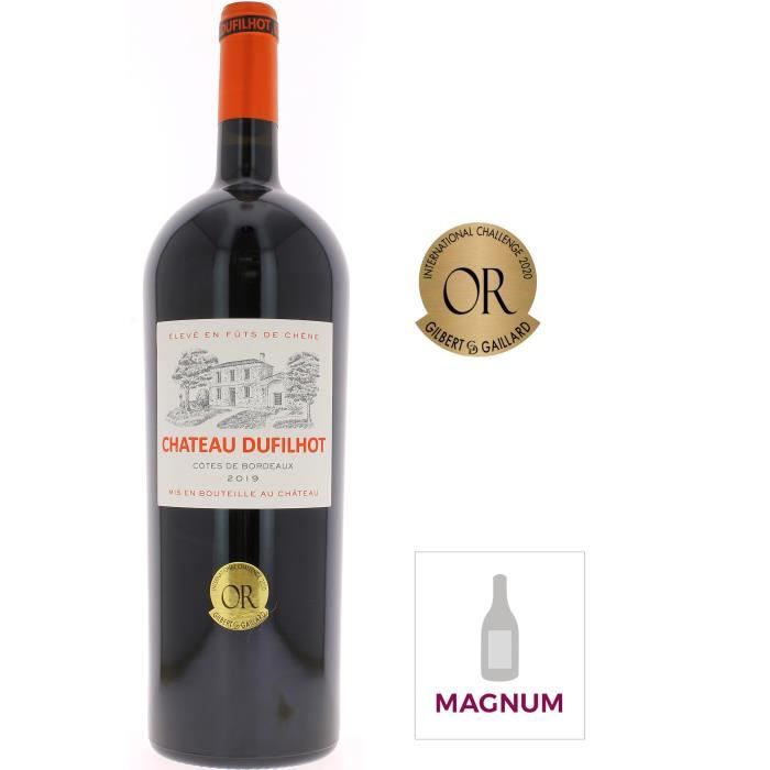 Magnum Château Dufilhot 2019 Côtes de Bordeaux - Vin rouge de Bordeaux