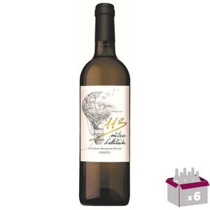 VIN BLANC 113 mètres d'altitude 2020 Graves - Vin blanc de Bordeaux x6