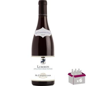 VIN ROUGE M. Chapoutier 2019 Luberon - Vin rouge de la Vallé