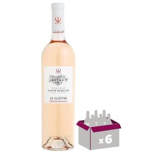 VIN ROSE Château Sainte Roseline Cuvée le Cloître Cru classé 2021 - Côtes de Provence - Vin rosé x6