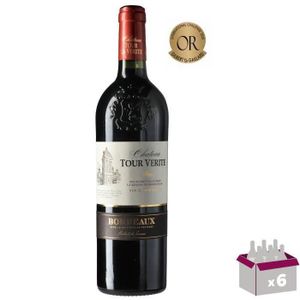VIN ROUGE Château Tour La Vérité 2021 Bordeaux - Vin rouge de Bordeaux x6