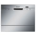 Lave-vaisselle compact pose libre BRANDT DFC6519S - Induction - 6 couverts - L55cm - 49dB - Inox-0