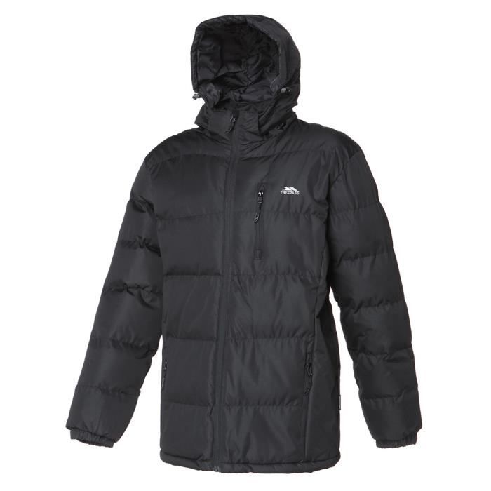 TRESPASS CLIP Veste doudoune de Ski Homme Noir
