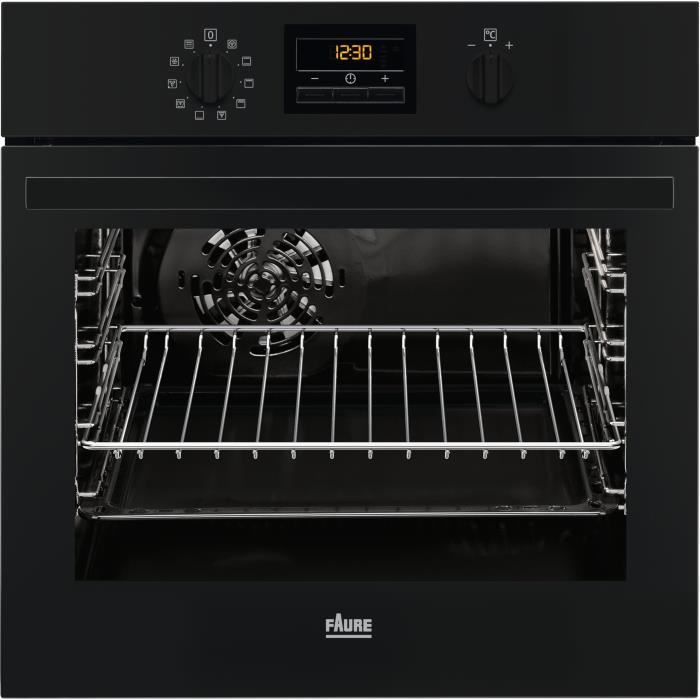 FAURE FZP37901BU - Four encastrable - Chaleur pulsée - Pyrolyse - 57L - A+ - Noir