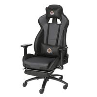 Fauteuil gaming CGM avec appui-tête, repose-pieds 
