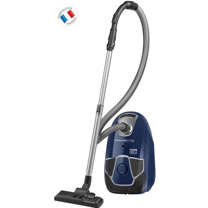 Rowenta RO6821EA X-Trem Power Aspirateur Avec Sac Capacité 4,5L 750W Bleu et Noir