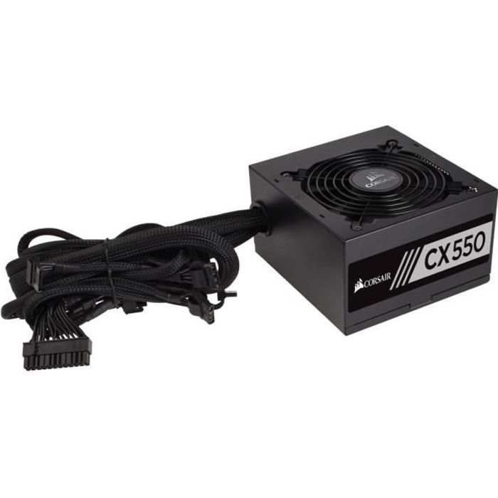 CORSAIR Alimentation PC CX550 - 550W - 80PLUS Bronze (CP-9020121-EU)