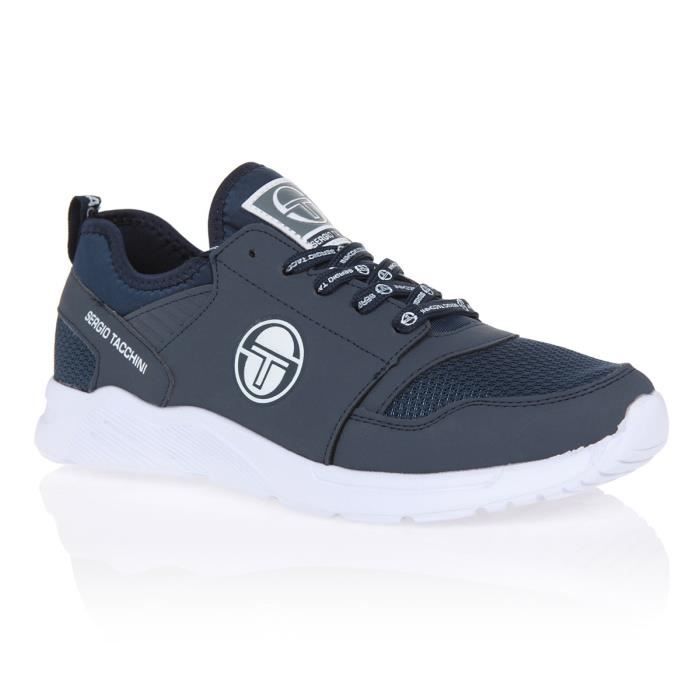 SERGIO TACCHINI Baskets SPEED MIX - Homme - Bleu Marine