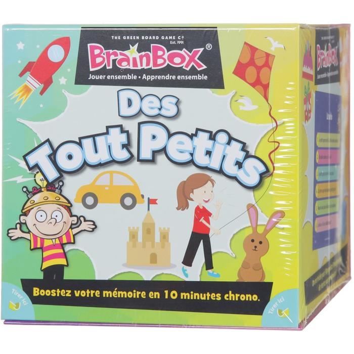 The Green Board Game Co. - Brainbox : Des tout petits - Jeu de société - À partir de 4 ans - 2 joueurs et plus - 10 minutes