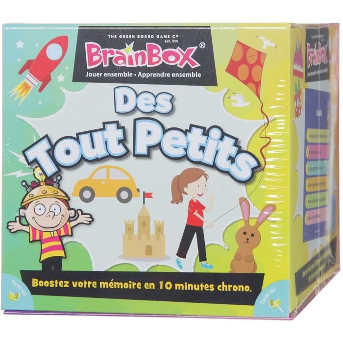 The Green Board Game Co. | Brainbox : Des tout petits | Jeu de société | À partir de 4 ans | 2 joueurs et plus | 10 minutes