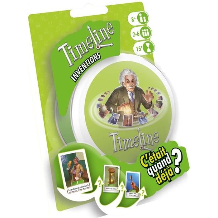 TIMELINE Inventions - Jeu de Société - Mixte - A partir de 4 ans
