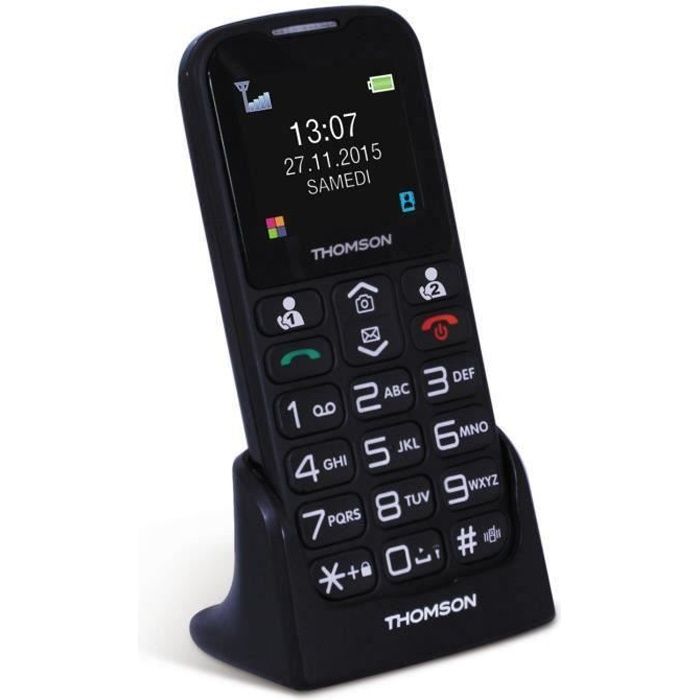 Thomson Serea 51 Noir - Téléphone Senior