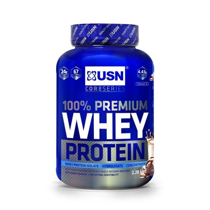 USN 100% Whey Protein Chocolat 2,28 kg Bien Etre