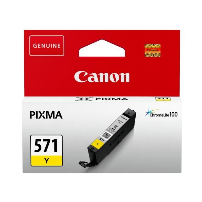 Canon Cartouche CLI-571 Jaune