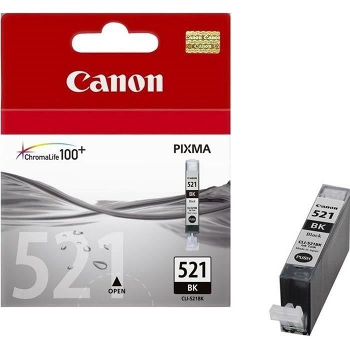 CANON Cartouche dencre CLI-521 BK Noir Photo