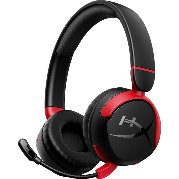 Le casque gamer sans fil HyperX Cloud Mini est idéal pour une utilisation sur PC et console. Avec sa couleur noire élégante, il offre une expérience audio immersive grâce à sa technologie sans fil et son microphone à condensateur électret. Profitez d'un son stéréo de haute qualité avec une réponse en fréquence de 20 Hz à 20 kHz.