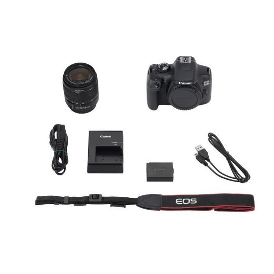 Réflex Numérique Nikon D3400 + Objectif Nikkor 18-55MM + Objectif Nikkor 55-200mm + Trépied