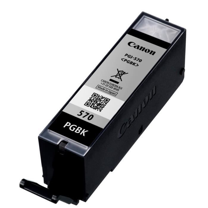 Lot De 2 Cartouches D'encre Noire Compatible Canon PIXMA - Modèle C-570Bk - 23ml - Neuf