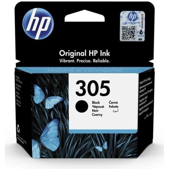 HP 305 Cartouche dencre noire authentique (3YM61AE) pour HP DeskJet 2300/2710/2720/Plus4100 HP Envy 6000/Pro 6400