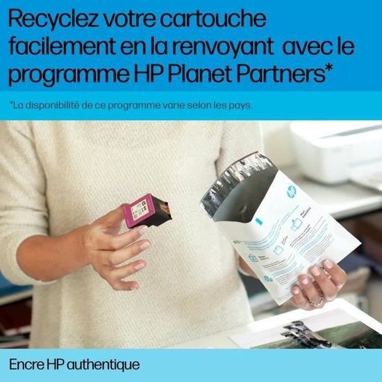 HP 62 Pack de 2 cartouches d'encre noire et trois couleurs authentiques  (N9J71AE) pour Officejet Mobile 250, Envy 5540/5640/7640 sur marjanemall  aux meilleurs prix au Maroc