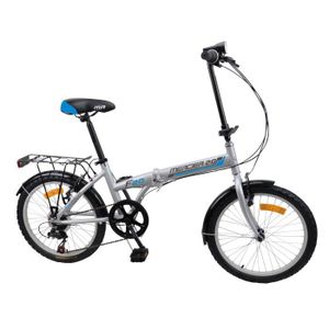 Mbm Easy 20 Bicyclette V/élo Pliant Folding Bike Noir//Argent