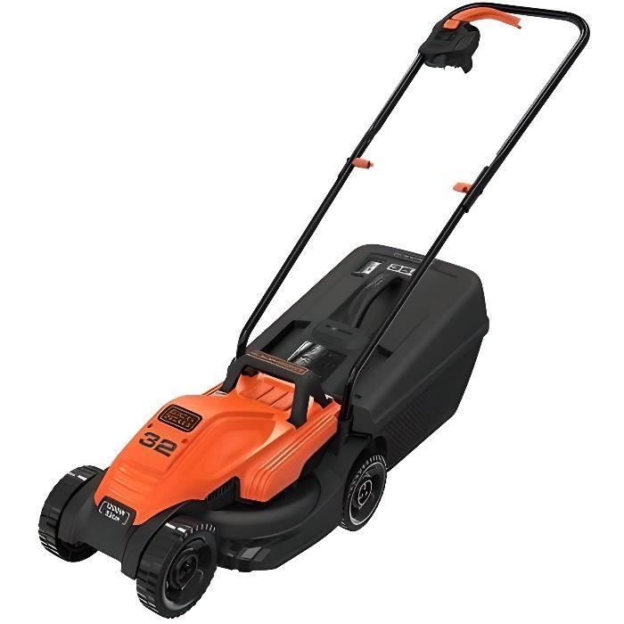 Tondeuse Gazon Electrique Filaire 1200W 32 Cm BLACK DECKER tondeuse-gazon-electrique-filaire-1200w-32-cm-black-decker