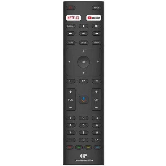 CONTINENTAL EDISON CEQLED50SA21B7 TV QLED UHD4K 50