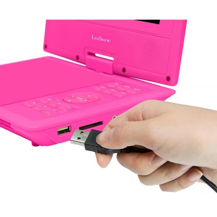 lexibook - LEXIBOOK Barbie Lecteur DVD Portable pour enfant - DVDP6BB -  Enregistreur DVD - Rue du Commerce