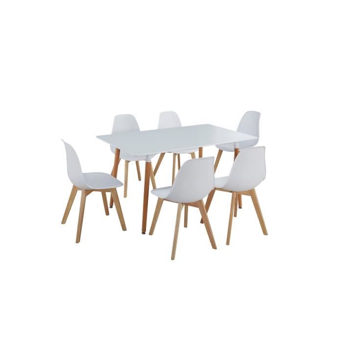 Ensemble Table A Manger De 6 A 8 Personnes Mario 6 Chaises