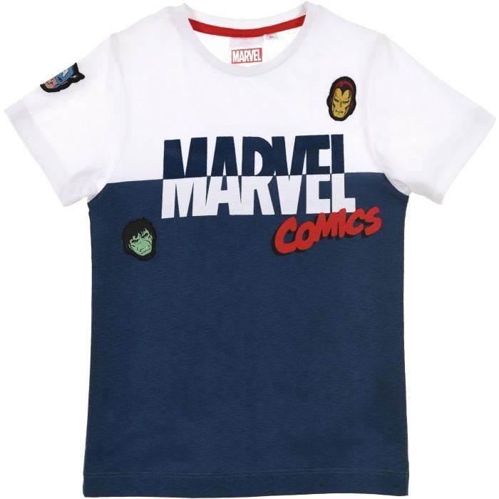 Tee shirt discount marvel garcon
