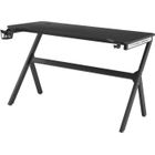 CGM - CDISCOUNT GAMING MACHINE Bureau Gaming CGM noir avec porte-gobelet et porte-casque - L 120 x l 60 x H 74 cm