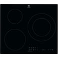 Plaque de cuisson induction - ELECTROLUX - 3 zones - L 59 x P 52 cm - CIT60331CK - 7350 W - Revêtement verre - Noir-0