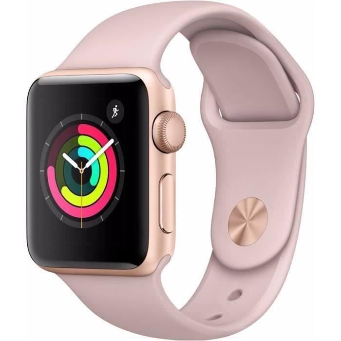 Apple Watch Series 3 GPS Boîtier 38 mm Aluminium Bracelet 2017 Très bon état - vue 5