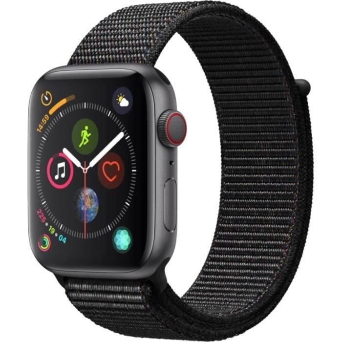 Apple Watch Series 4 GPS + Cellular 44mm Boîtier aluminium Boucle 2018 Très bon état - vue 2
