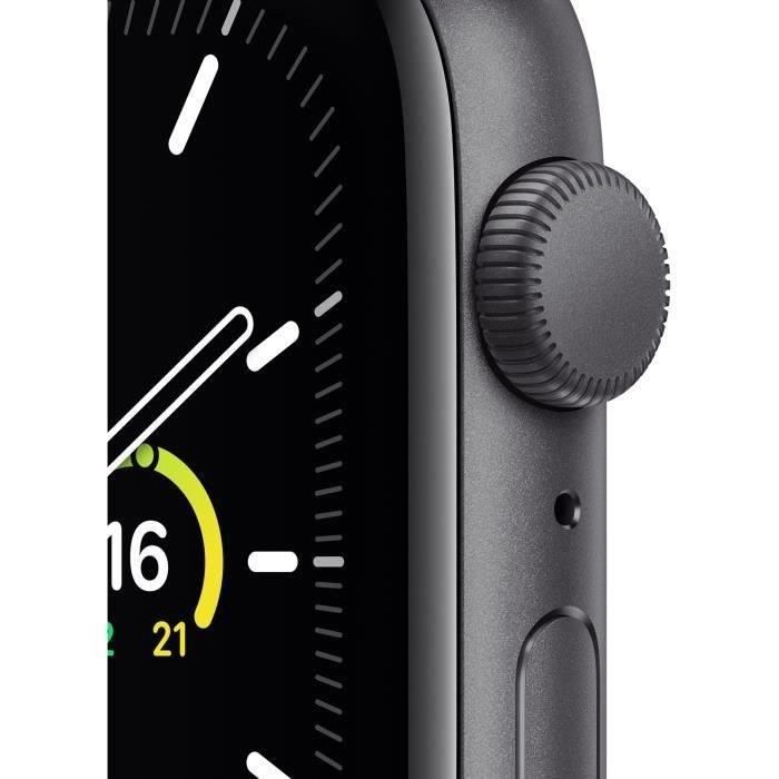 Apple Watch (Série 4) GPS 44mm - Aluminium Gris sidéral - Bracelet