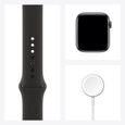 Apple Watch SE GPS - 44mm Boîtier aluminium Gris Sidéral - Bracelet Noir (2020) - Reconditionné - Excellent état-2